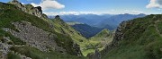 35 Vista panoram ica dall'alto sulla Val Pianella salita 